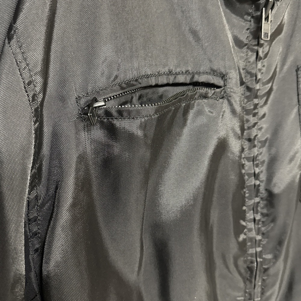 Schott NYC Nylon Cafe Race Jacket - Men's 3XL - Rain Windbreaker - Picture 6 of 12